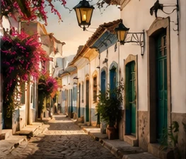 Arquitetura característica de um destino de viagem